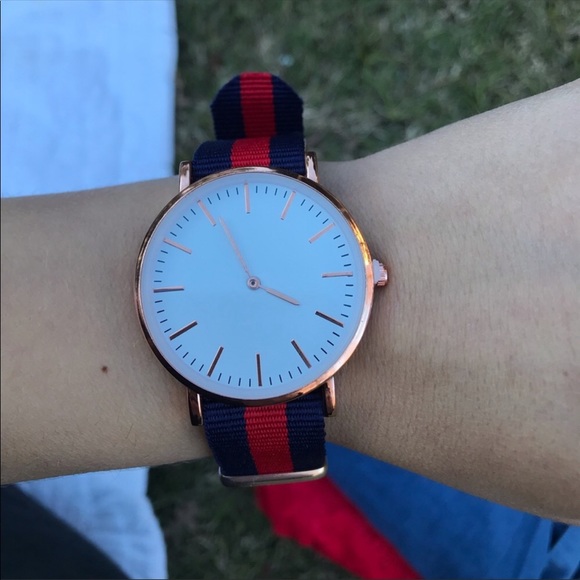NWT Luxury Red ,Dark blue watch - Picture 3 of 4